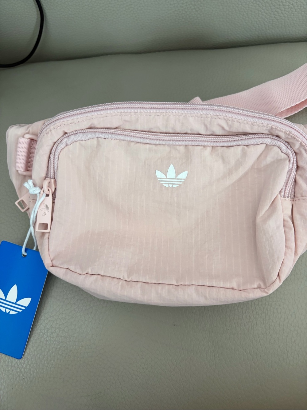 adidas Light Pink Crossbody Sling Bag - Picture 2 of 3